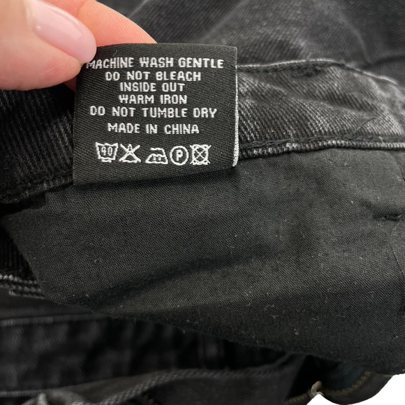 PrettyLittleThing Jeans 12 Long Black - Picture 10 of 16